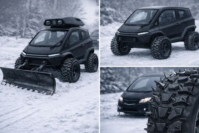 MOSHN smart AI snow car concept